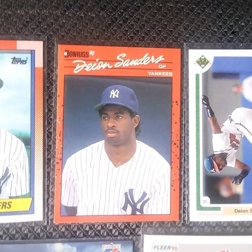 Deion Sanders 7x Card Lot (Rookies,FSU,Multisports)